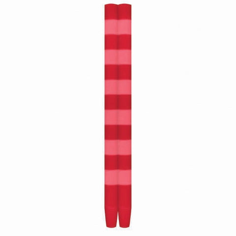 Ana Candles - Red Flamingo 6 Band Pageant Taper