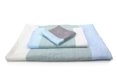 Morihata - Tricolor Chambray Mini Towel