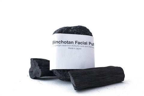 Morihata - Binchotan Charcoal Facial Puff